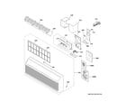 GE AZ65H15EACW5 grille & control parts diagram
