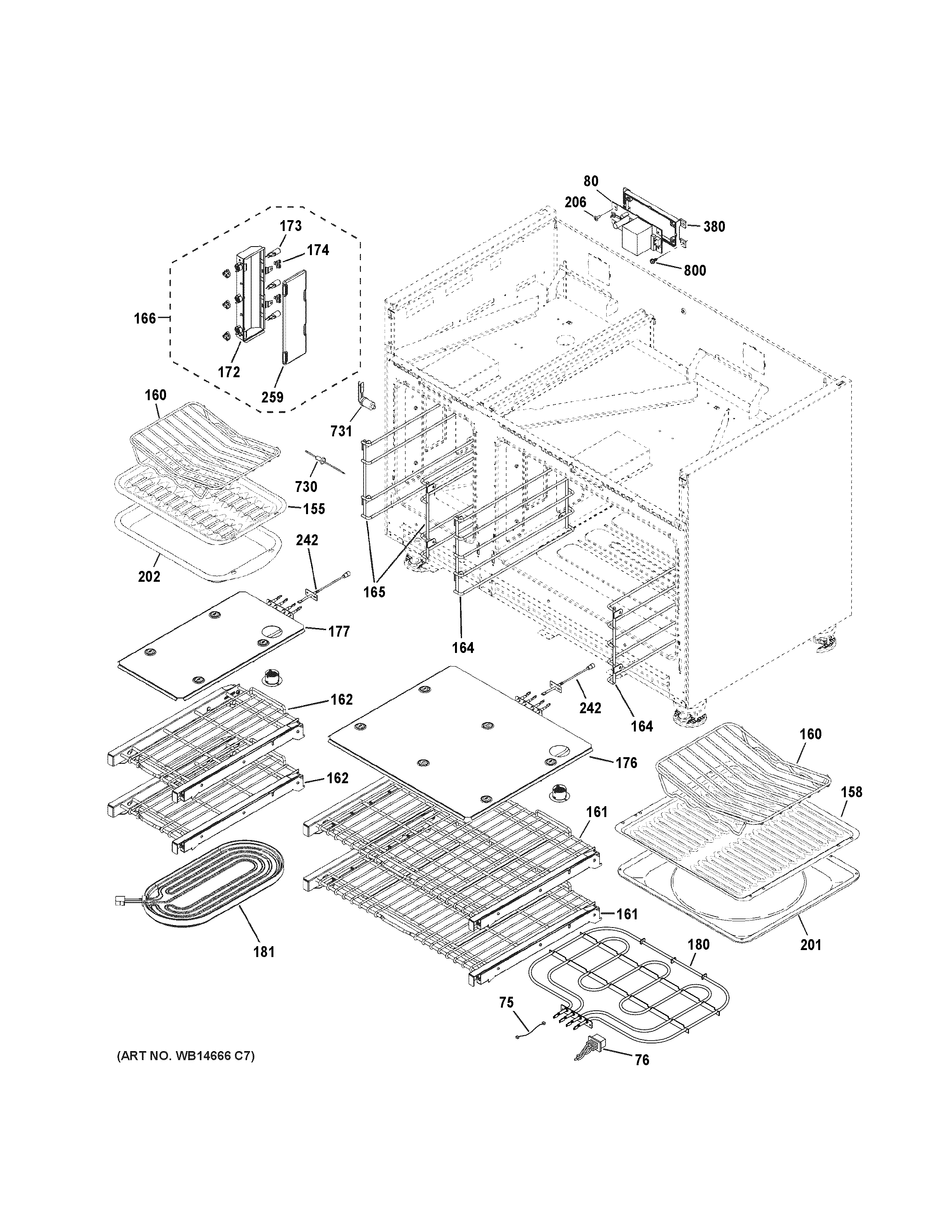 OVEN CAVITY PARTS