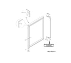 GE ZDBR240NCBS door diagram