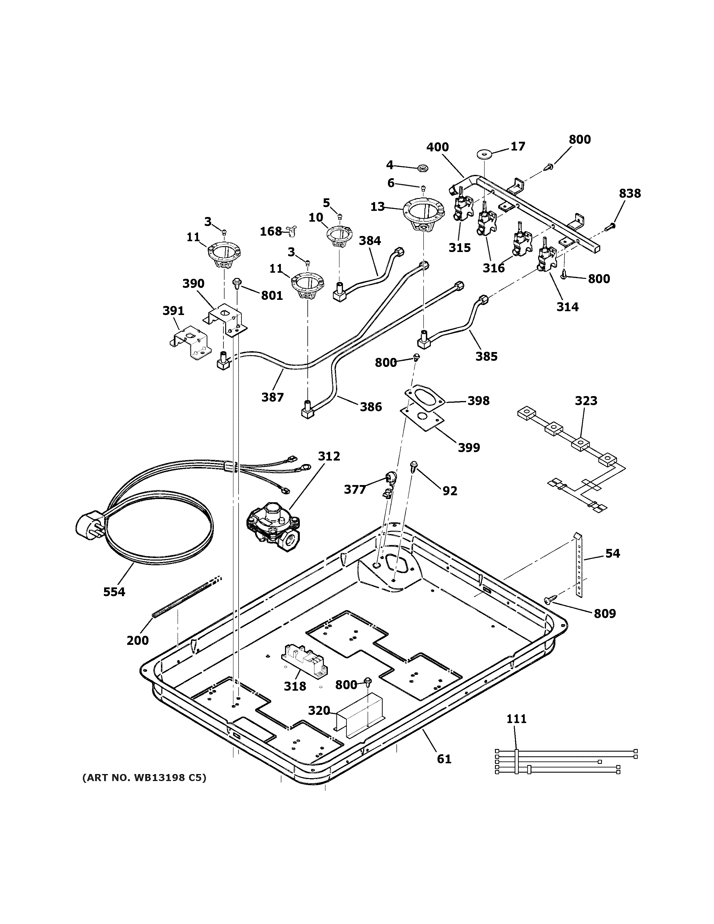 GAS & BURNER PARTS