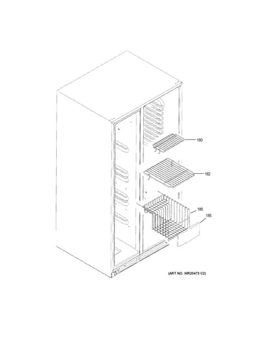 Freezer shelves