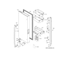 GE GWE23GENCDS fresh food door - lh diagram