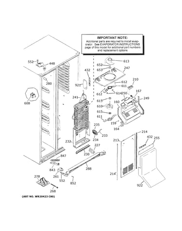 Freezer section