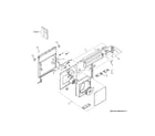 GE UVD6361DP1BB range hood diagram