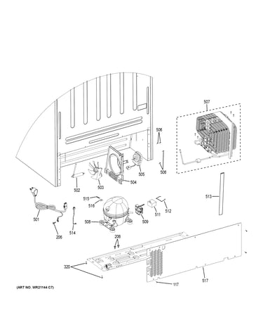 Machine compartment