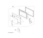 GE PVM9179DK6BB door parts diagram