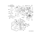 GE PVM9179DK6BB interior parts (1) diagram