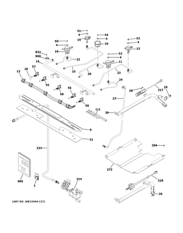 Gas & burner parts