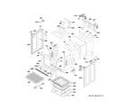 GE PGB935BP1TS body parts diagram