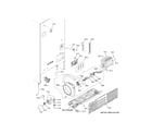 GE GNE25JGKNFWW machine compartment diagram