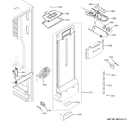 GE XNE25JGKNFWW fresh food section diagram