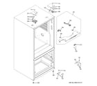 GE CWE19SP2NNS1 case parts diagram