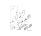 GE CWE19SP2NNS1 machine compartment diagram