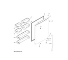 GE GDE25ESKNRSS fresh food door diagram