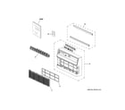 GE AJCQ12AWHK1 room air conditioner diagram