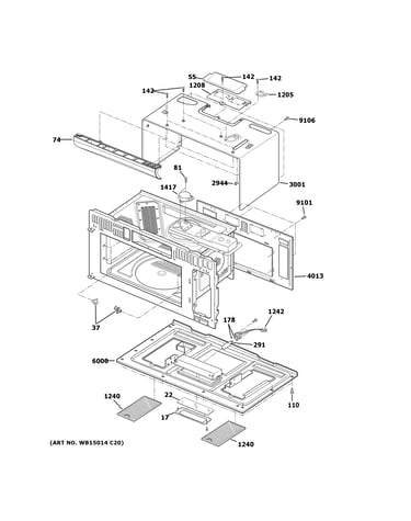 Oven cavity parts