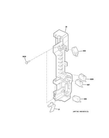 Latch board parts