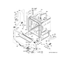 GE DDT700SBN2TS body parts (1) diagram