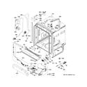 GE GDT665SBN2TS body parts (1) diagram