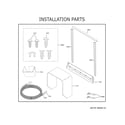 GE GDT565SSN2SS installation parts diagram