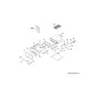 GE CTW900P3P1D1 warming drawer diagram