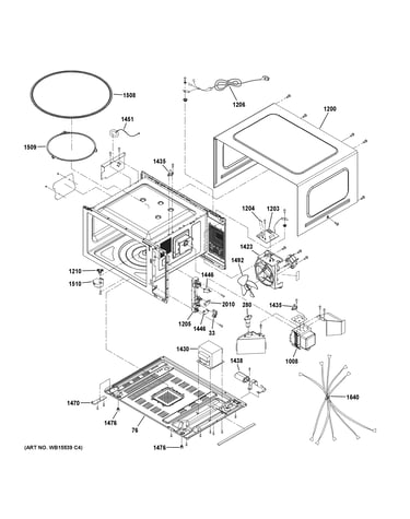 Oven cavity parts