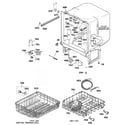 GE GSD2100V65BB body parts diagram