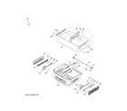 GE DFE28JSKDSS freezer shelves diagram