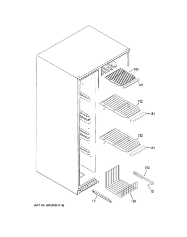 Freezer shelves