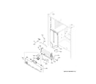 GE GWE23GENBDS fresh food section diagram