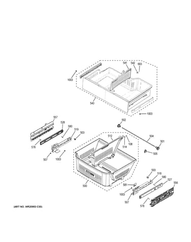 Freezer shelves