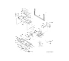 GE JVM3160DF5WW interior parts diagram