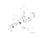 GE AZ95E12DACK1 motor & chassis parts diagram