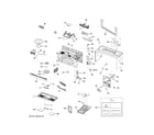 GE JVM7195DK1BB oven cavity parts diagram