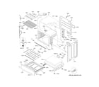 GE PHS930BP2TS body parts diagram