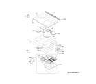 GE PHS930YP3FS cooktop diagram