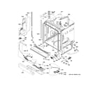 GE CDT855P2N5S1 body parts (1) diagram