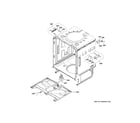 GE CDT855P2N5S1 body parts (2) diagram