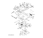 GE CGS990SET8SS gas & burner parts diagram