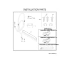 Hotpoint HDF330PGR1BB installation parts diagram