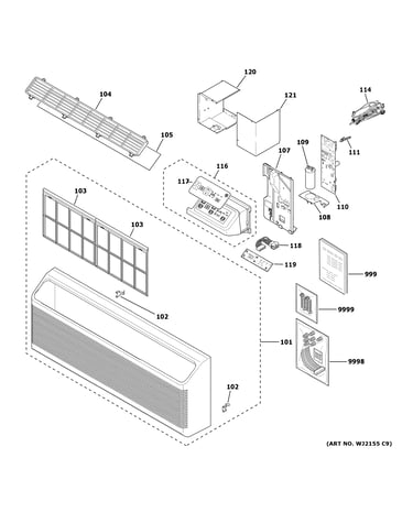 Grille & control parts