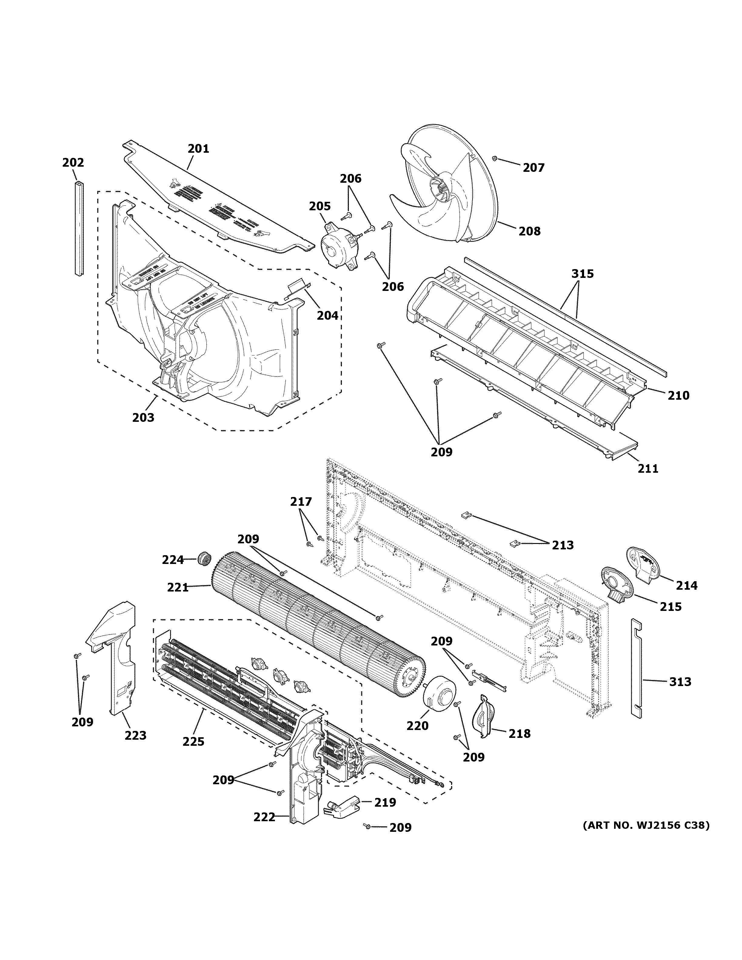 Motor & chassis parts