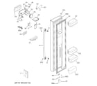 GE GSS25GSHNCSS freezer door diagram