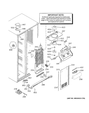 Freezer section
