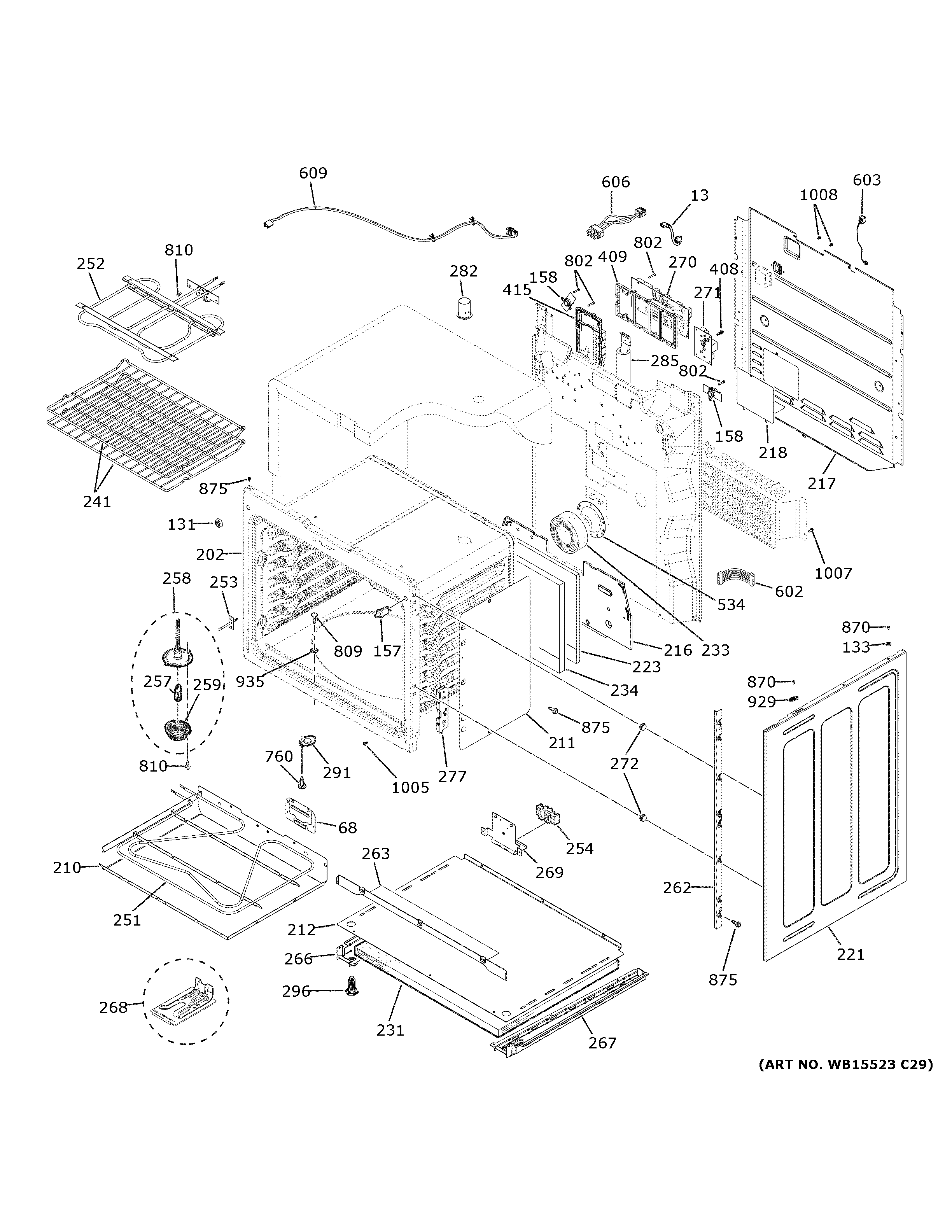 Lower oven