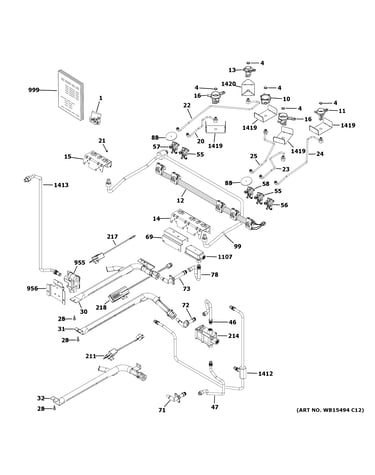 Gas & burner parts
