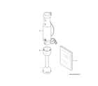 GE G8H0AASSP1SS immersion blender diagram