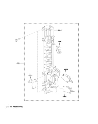 Latch board parts