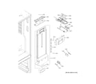 GE GYE18JSLPFSS fresh food section diagram