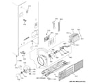 GE GYE18JSLPFSS machine compartment diagram